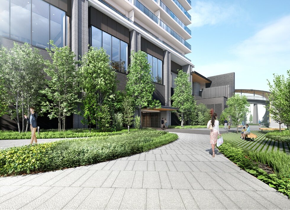 緑地広場（イースト）完成予想図