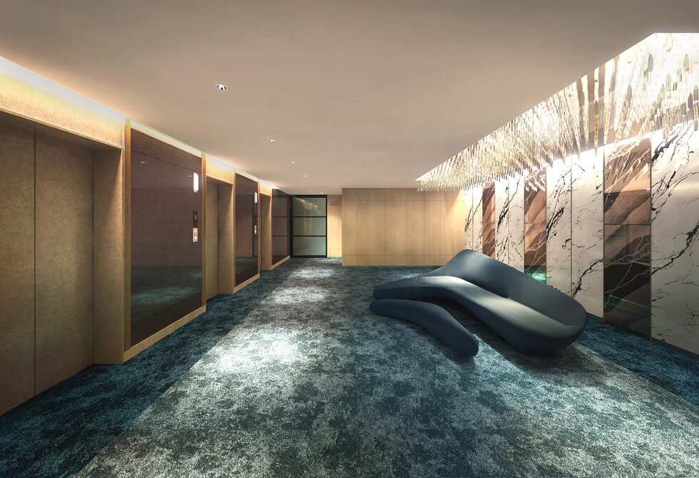 エレベーターホール完成予想図