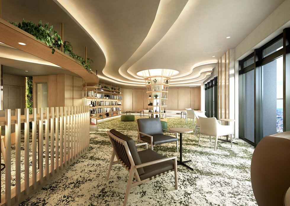 パノラマラウンジ完成予想図