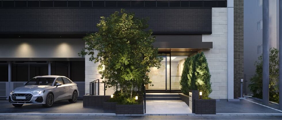 エントランス外観完成予想CG