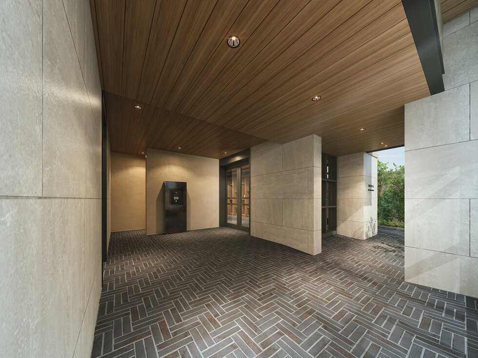 エントランスアプローチ完成予想図