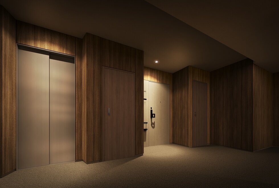 内廊下完成予想図