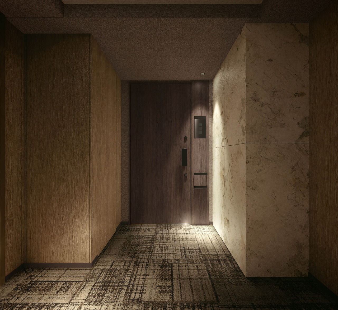 13階内廊下完成予想CG