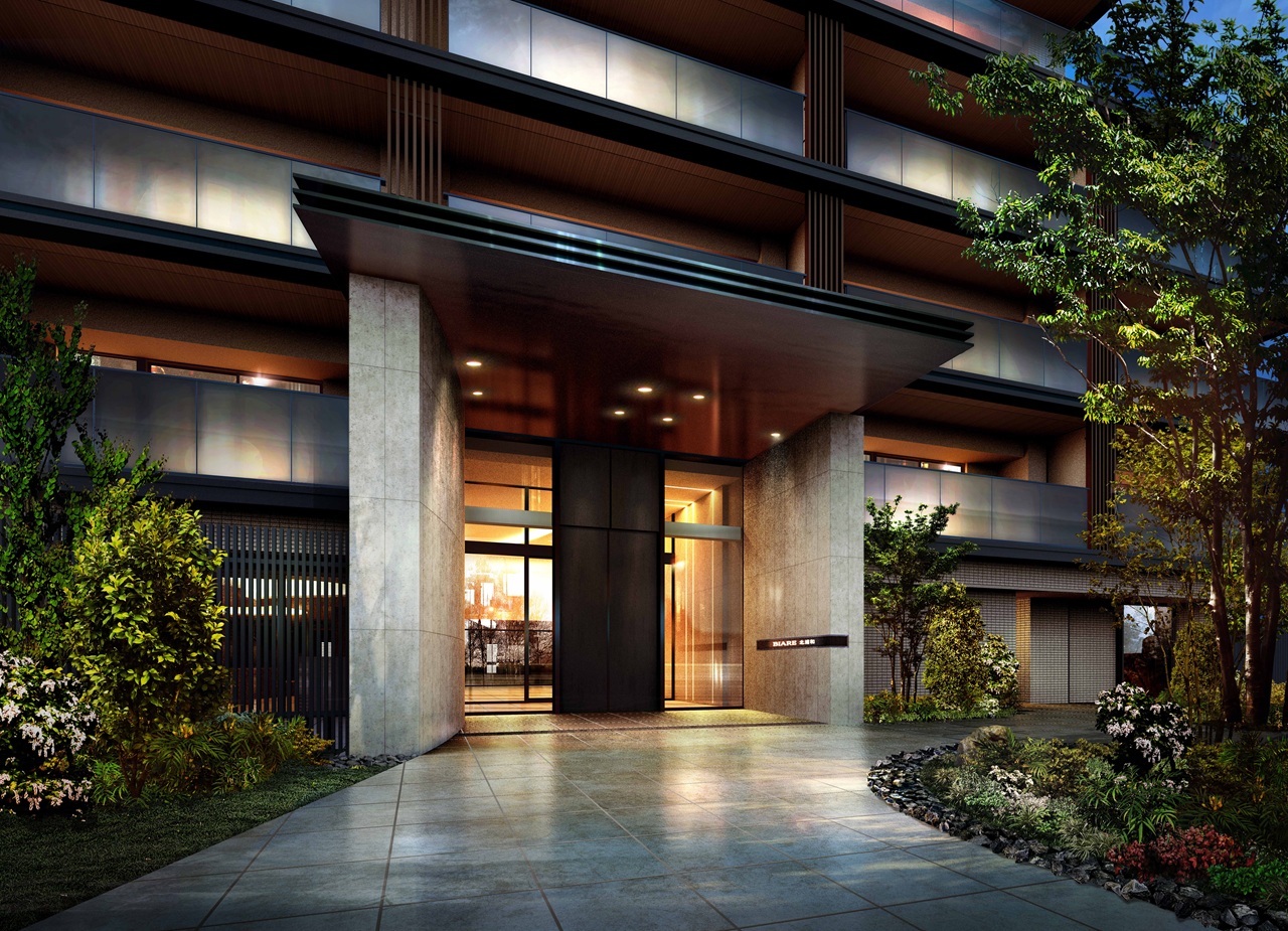 エントランスアプローチ完成予想図