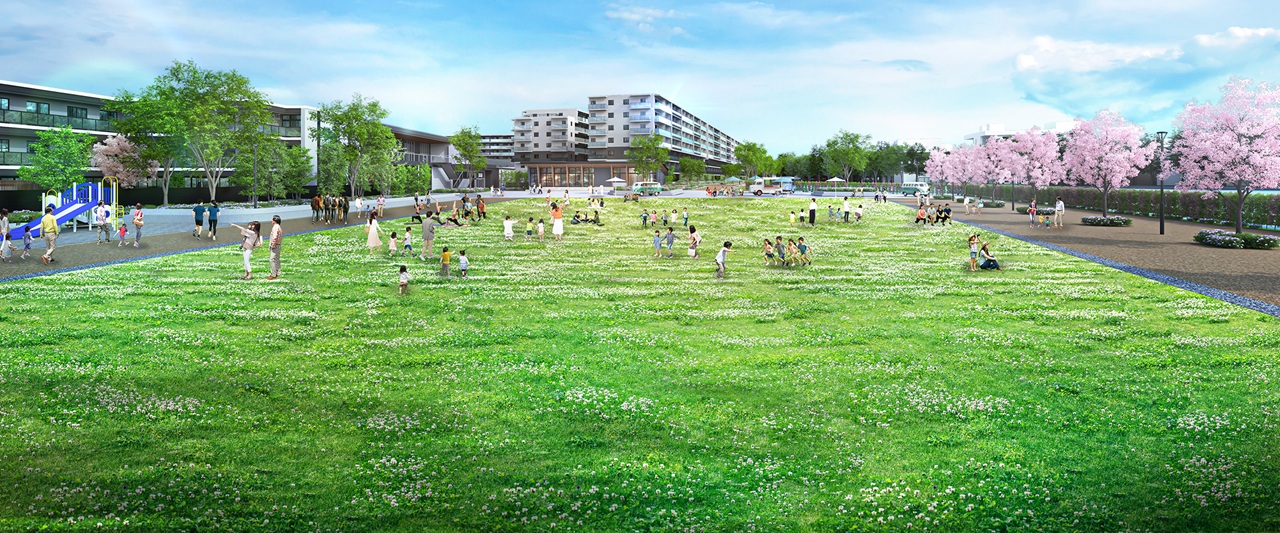 キャンパスパーク（広場）完成予想CG