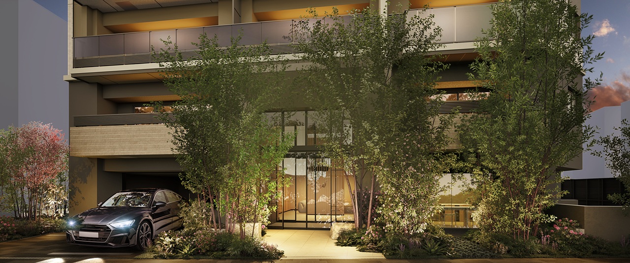 エントランスアプローチ完成予想CG