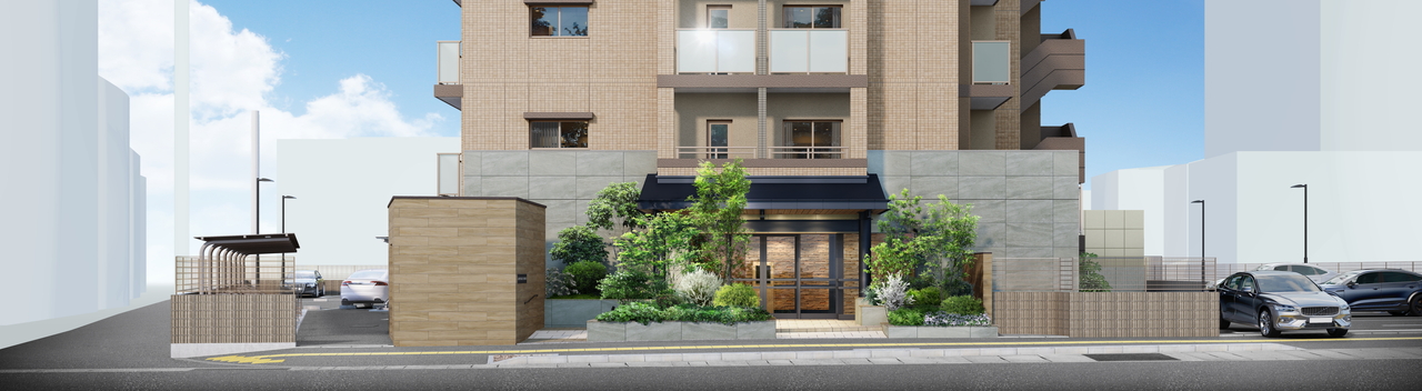 アプローチ完成予想図