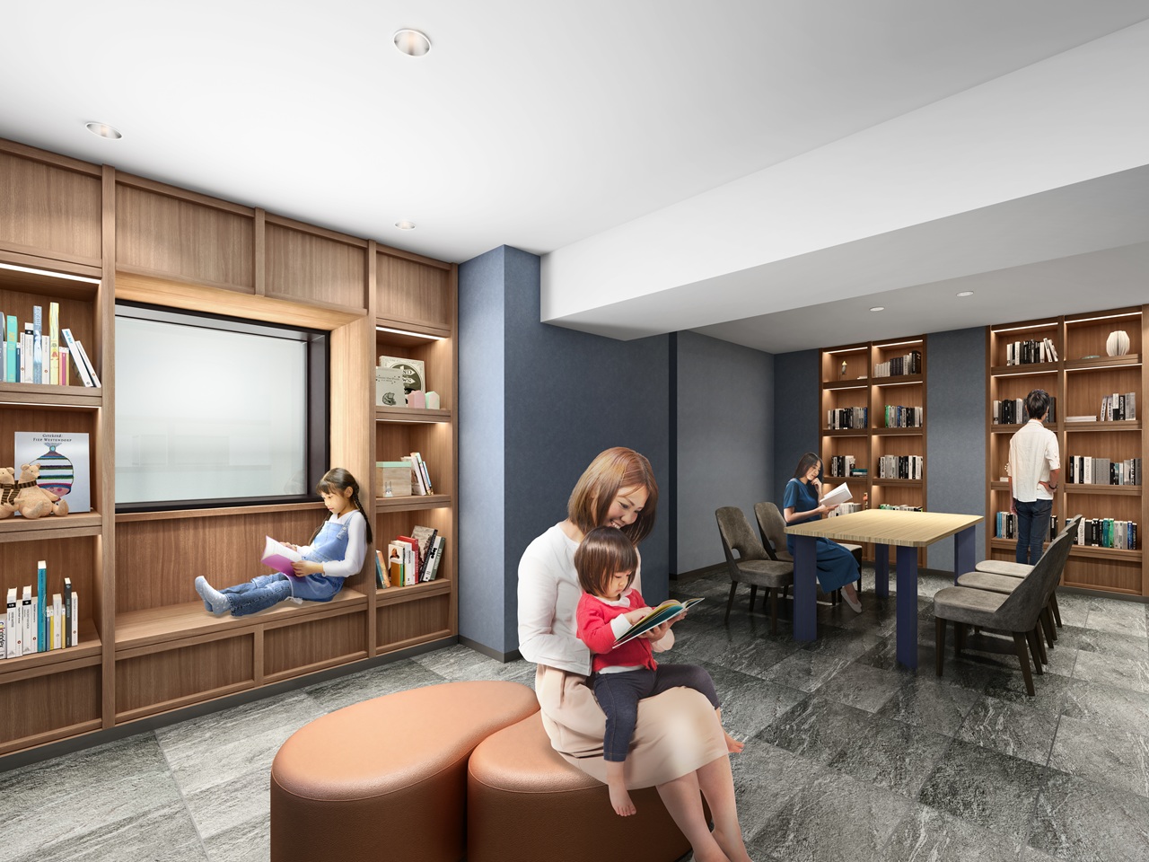 ブックラウンジ完成予想図