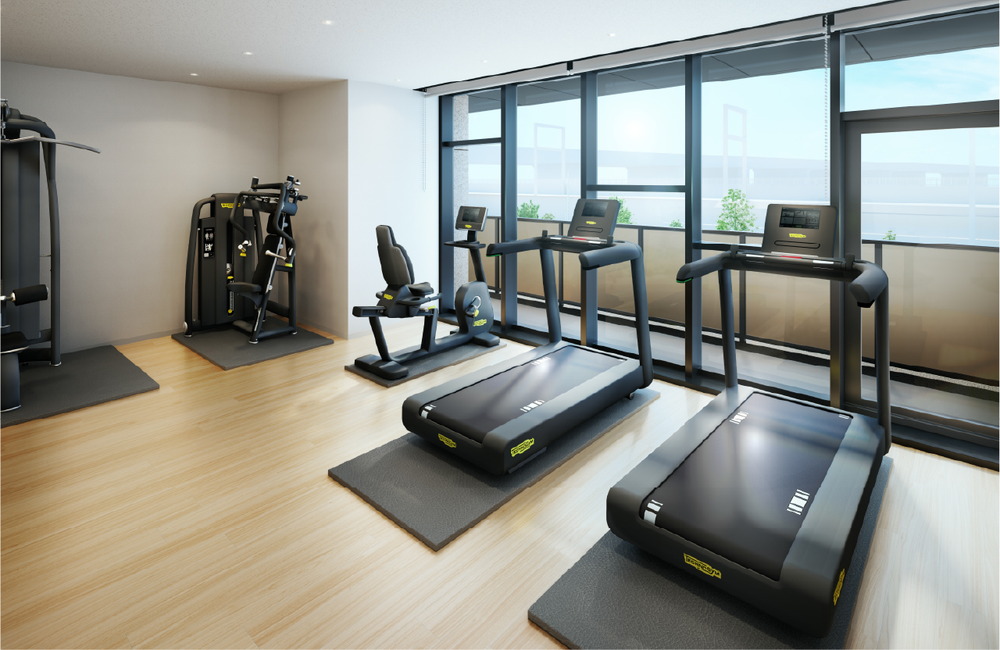 フィットネスルーム完成予想CG