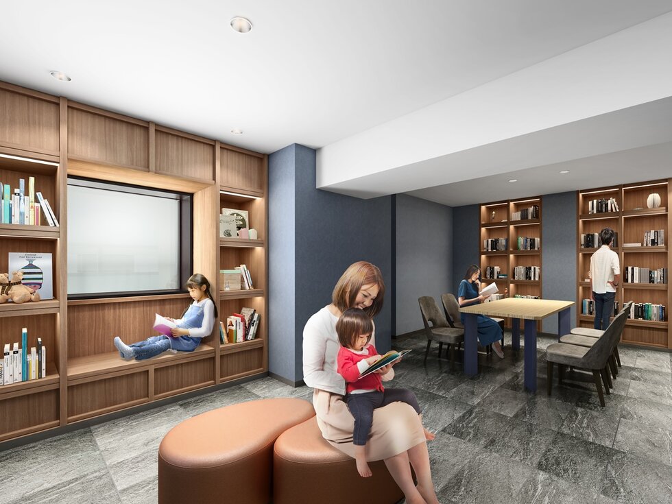ブックラウンジ完成予想図