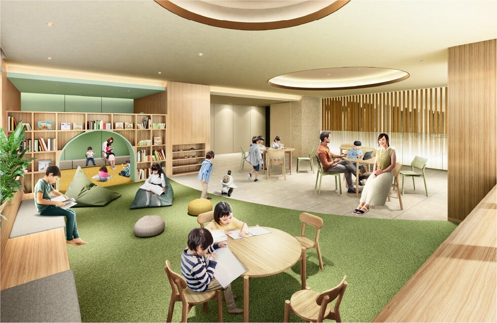 キッズスクエア（※1）完成予想CG