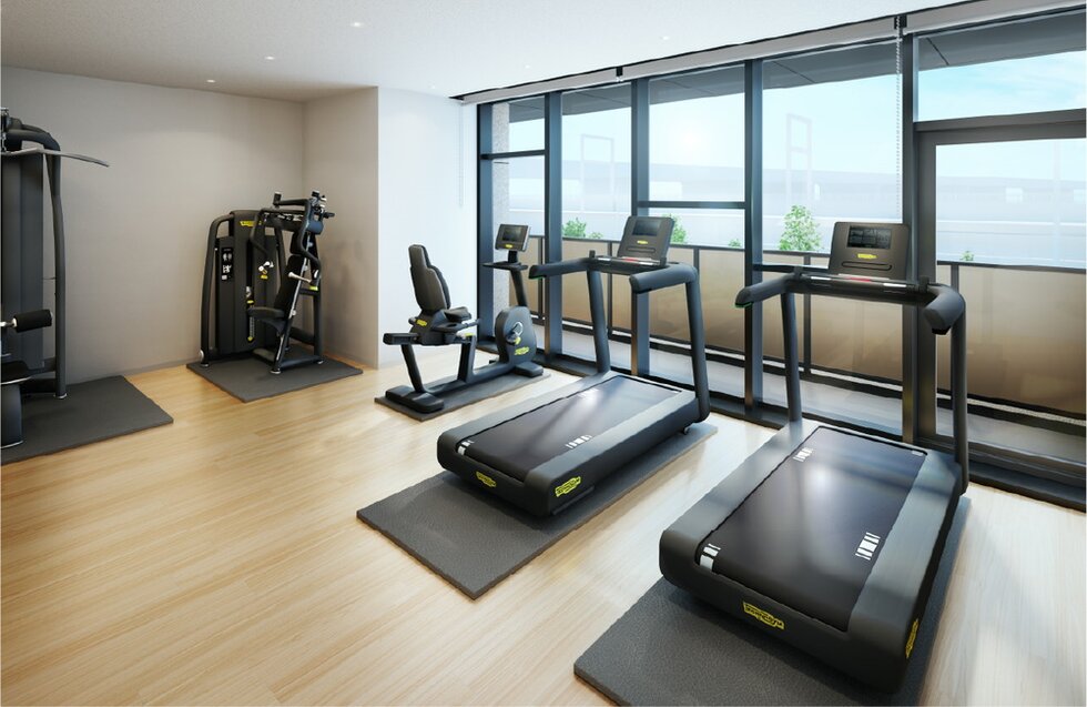 フィットネスルーム完成予想CG
