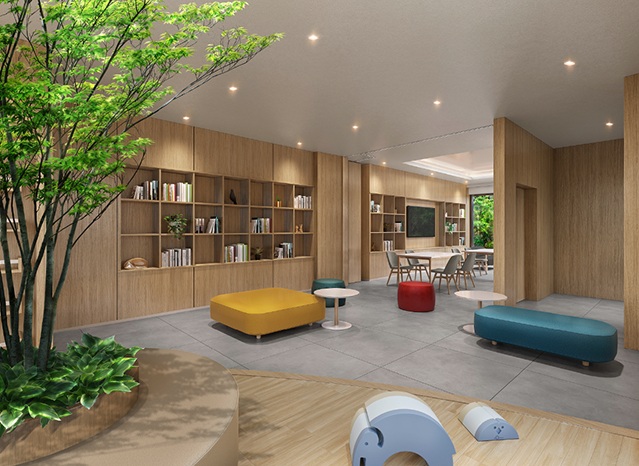 パーティルームキッズルーム完成予想図