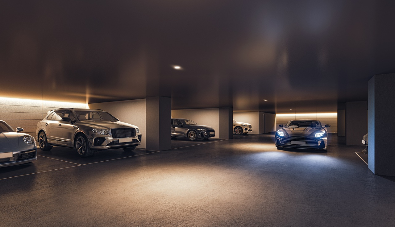 地下駐車場完成予想図