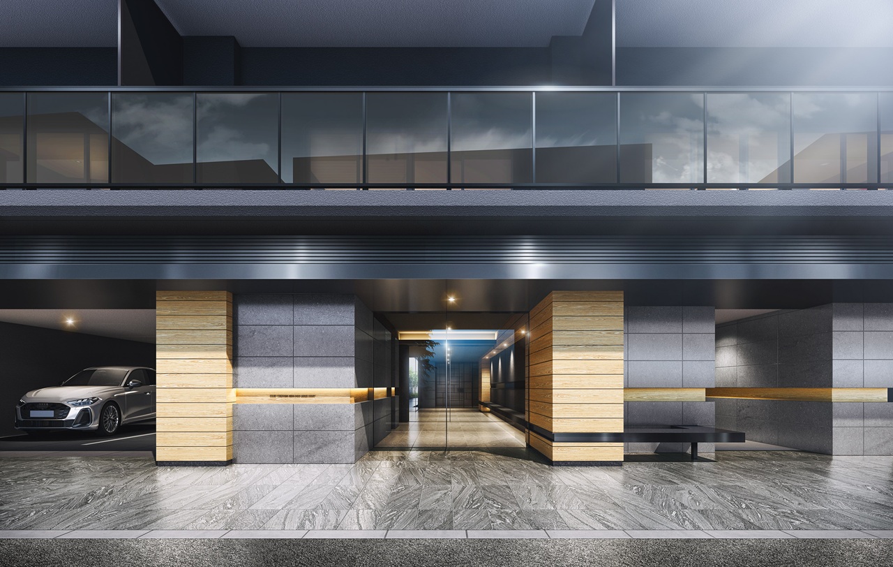 エントランスアプローチ完成予想図