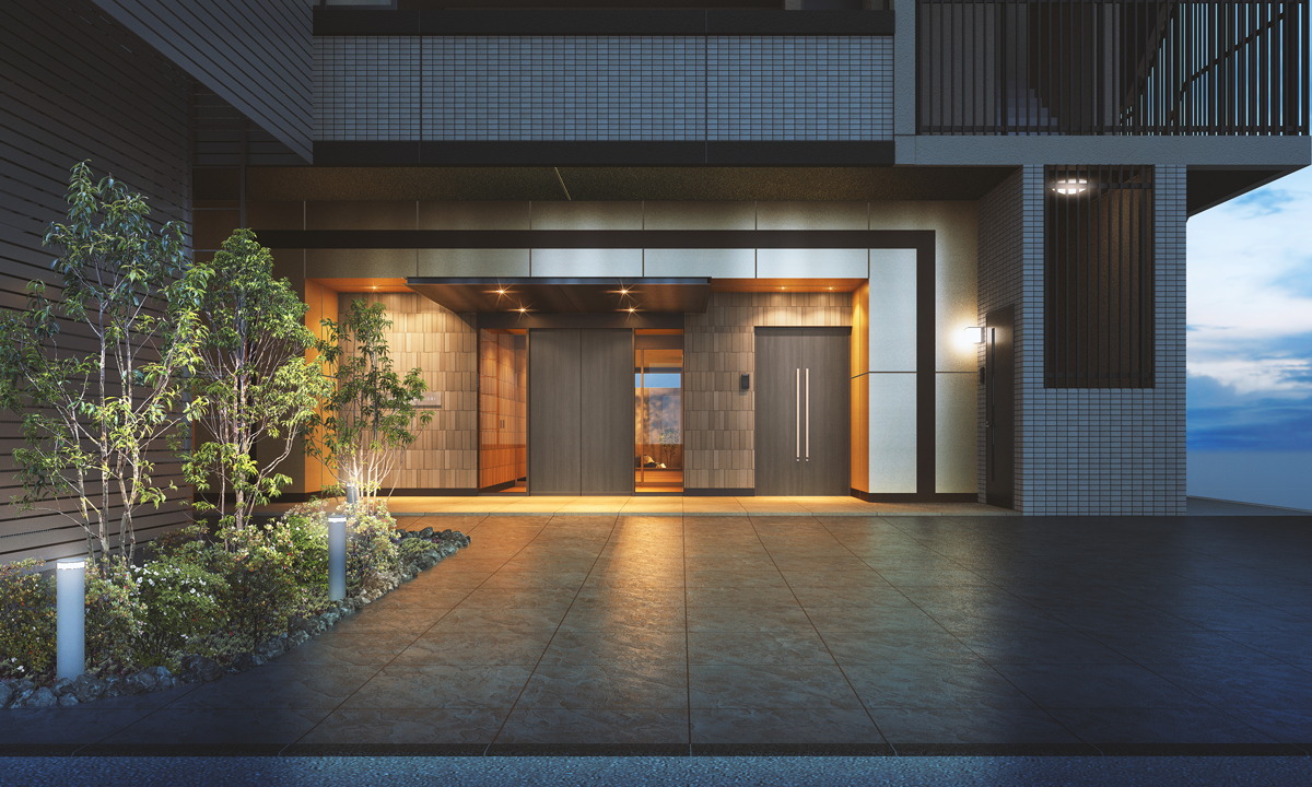 エントランスアプローチ完成予想CG