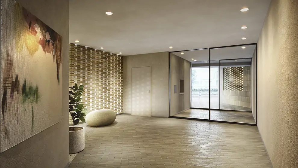 エントランスホール完成予想CG（Active wing）