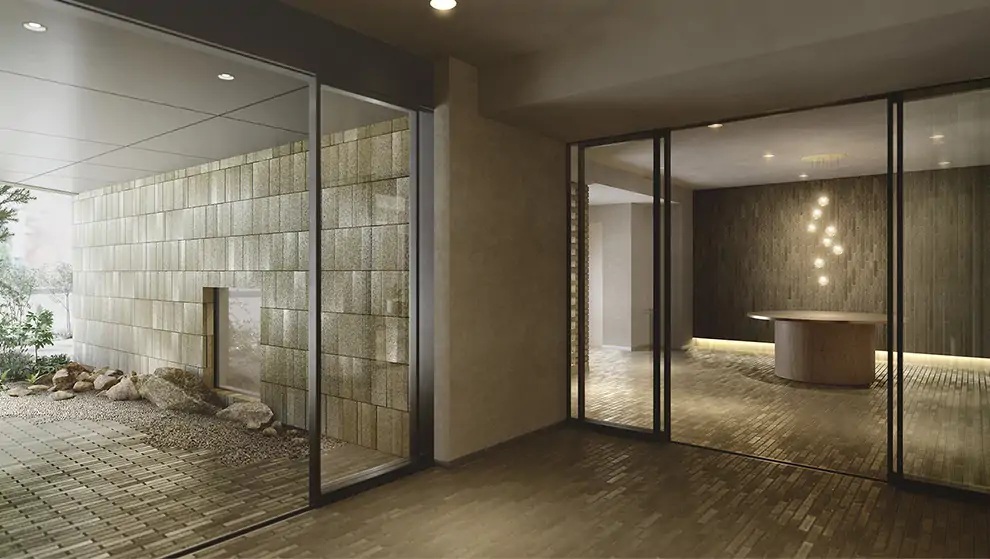 エントランスホール完成予想CG（Bright wing）