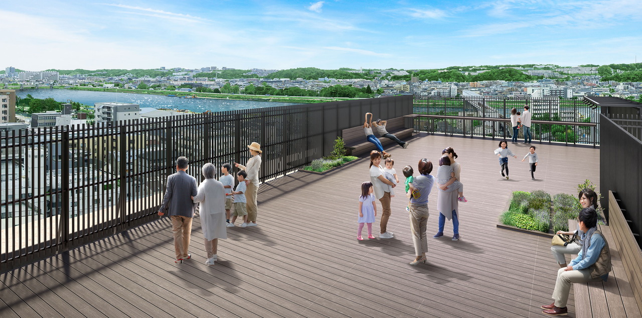 ルーフテラス完成予想CG ※1