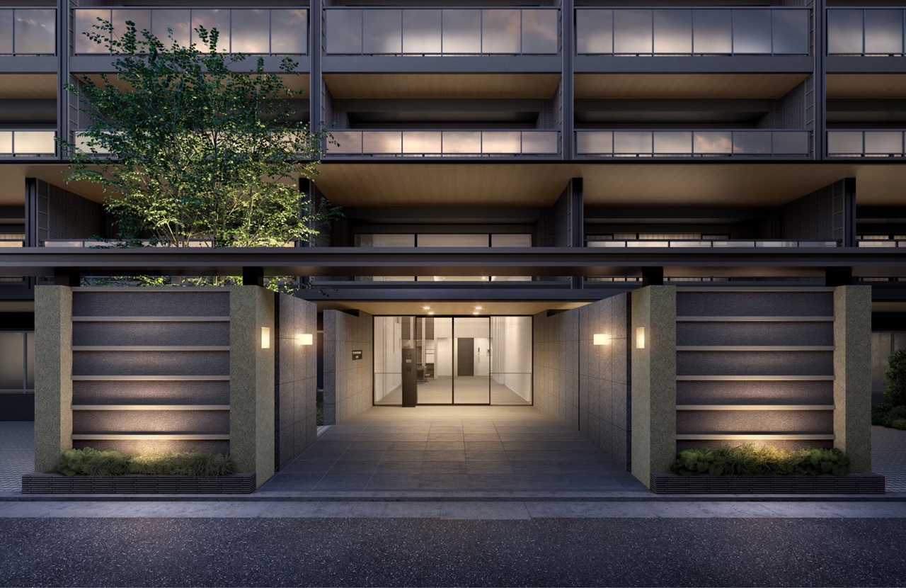 北邸エントランス完成予想図