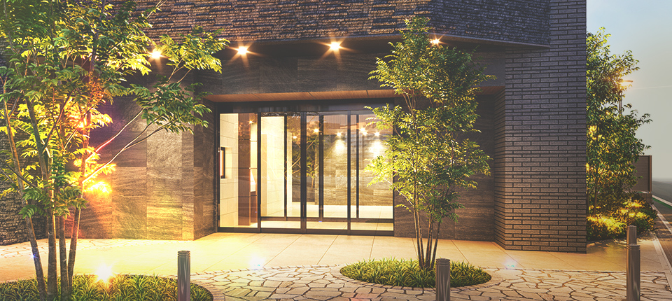 エントランスアプローチ完成予想図