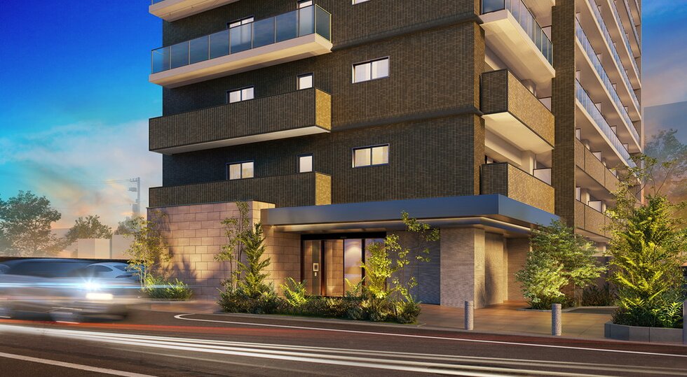 エントランスアプローチ完成予想CG