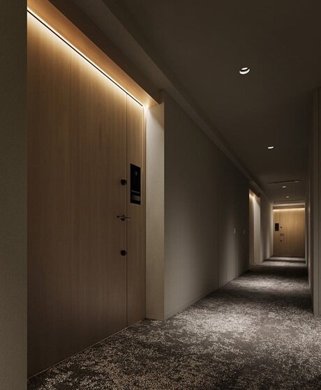 内廊下(基準階)完成予想CG