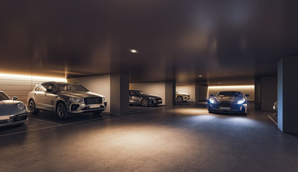 地下駐車場完成予想図