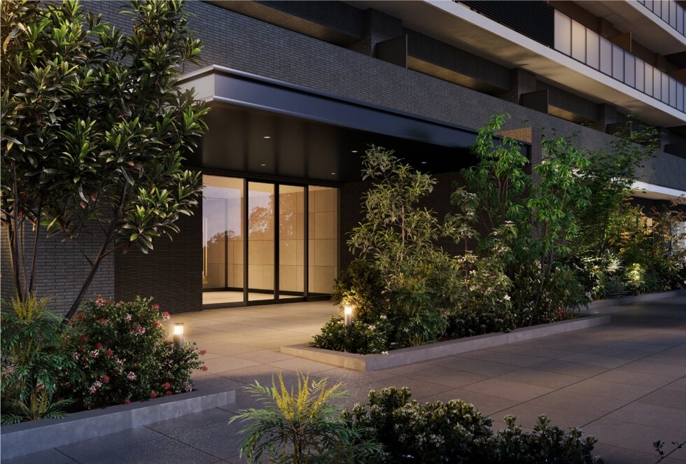 エントランスアプローチ完成予想図