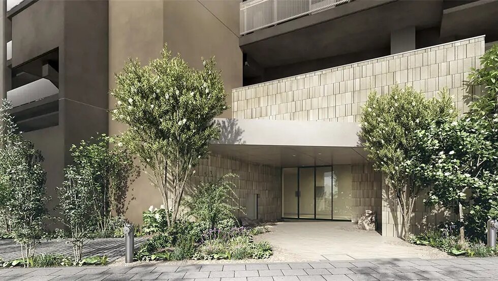 エントランス完成予想CG（Bright wing wing）