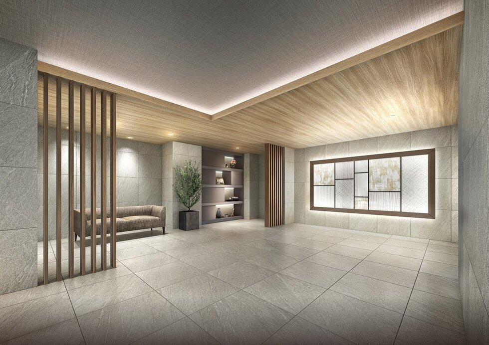 エントランスホール完成予想CG