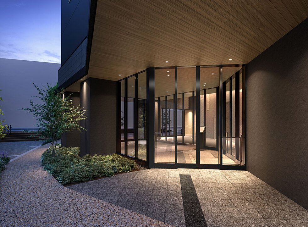 エントランス外観完成予想CG