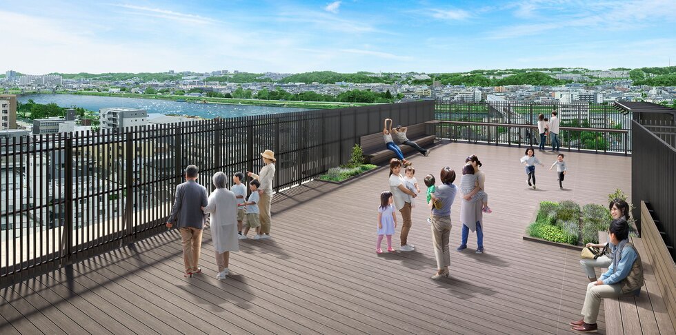 ルーフテラス完成予想CG ※1