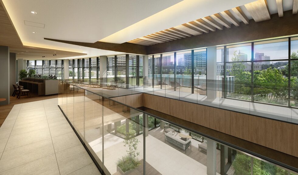 共用棟2F完成予想CG