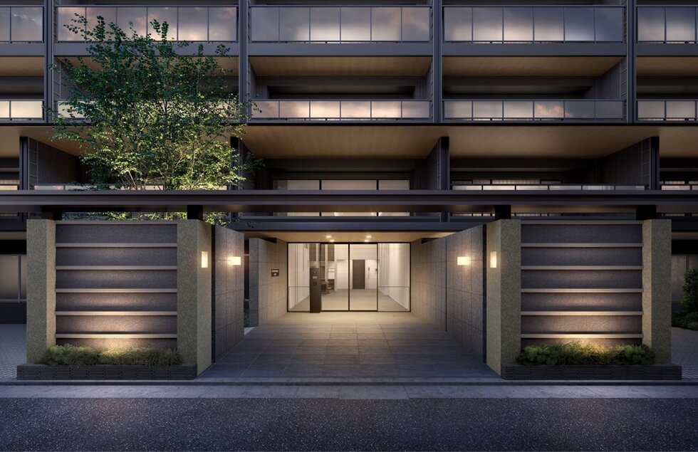 北邸エントランス完成予想図