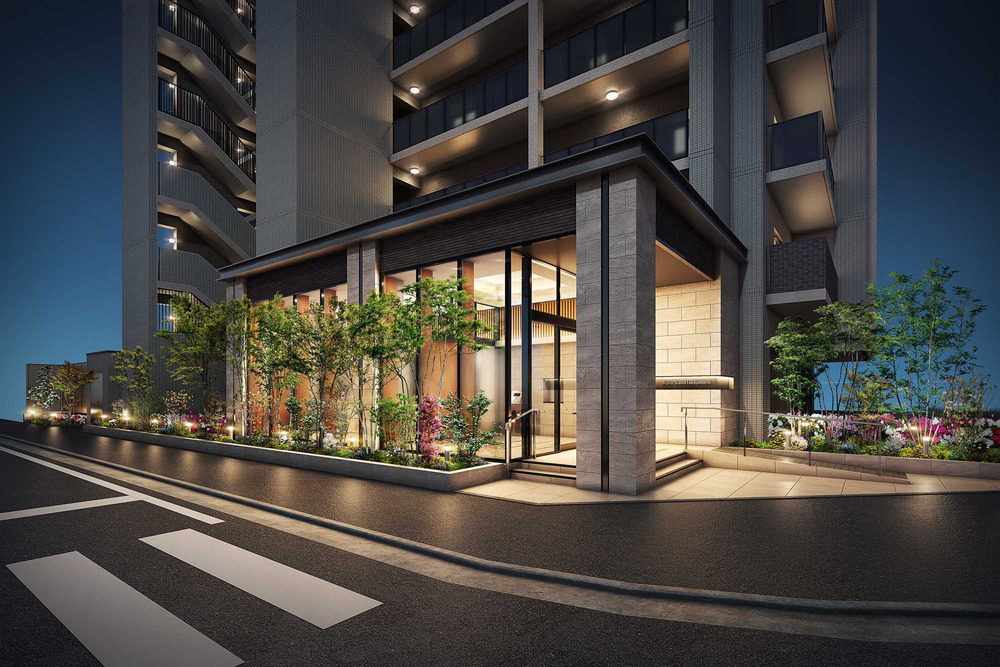 エントランスアプローチ完成予想CG