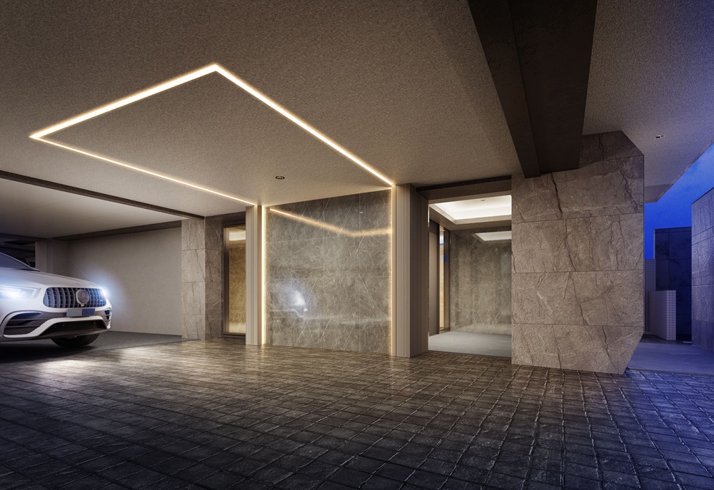 車寄せ完成予想図