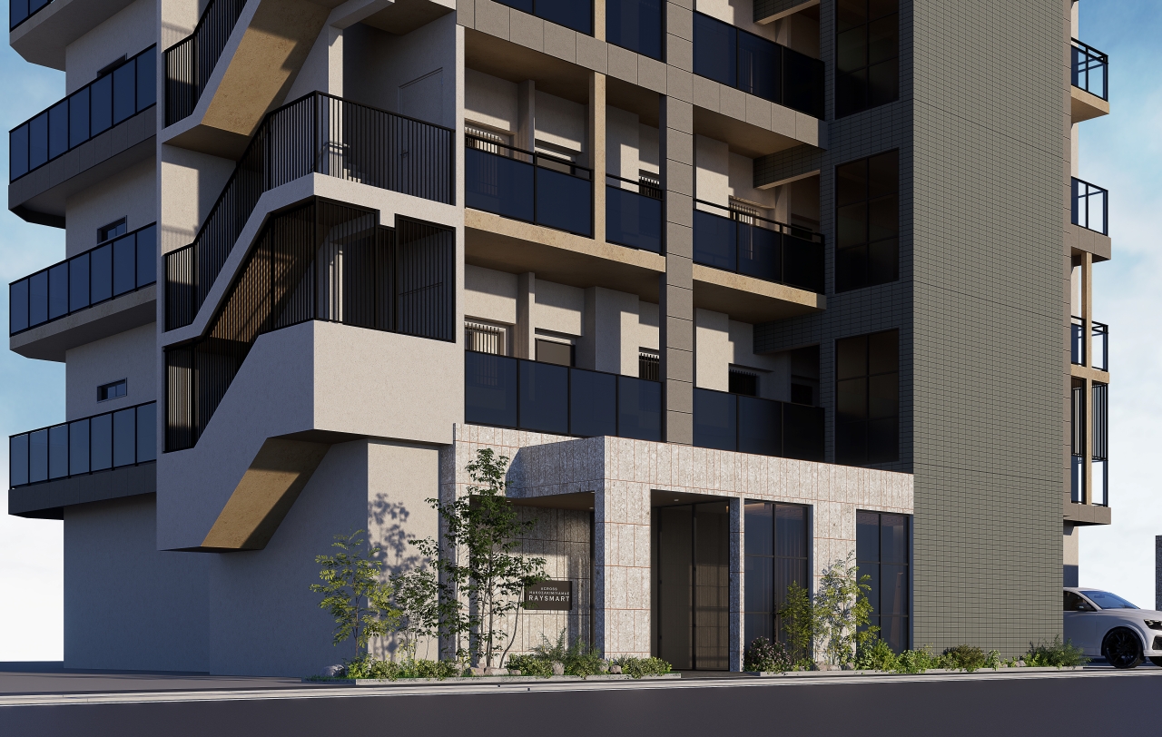 外観エントランス完成予想CG