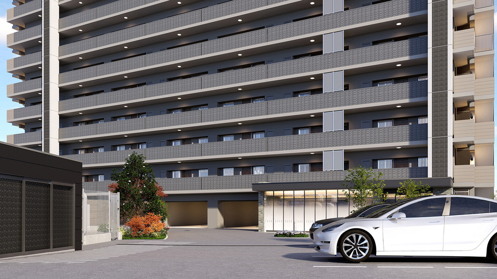 エントランスアプローチ完成予想CG