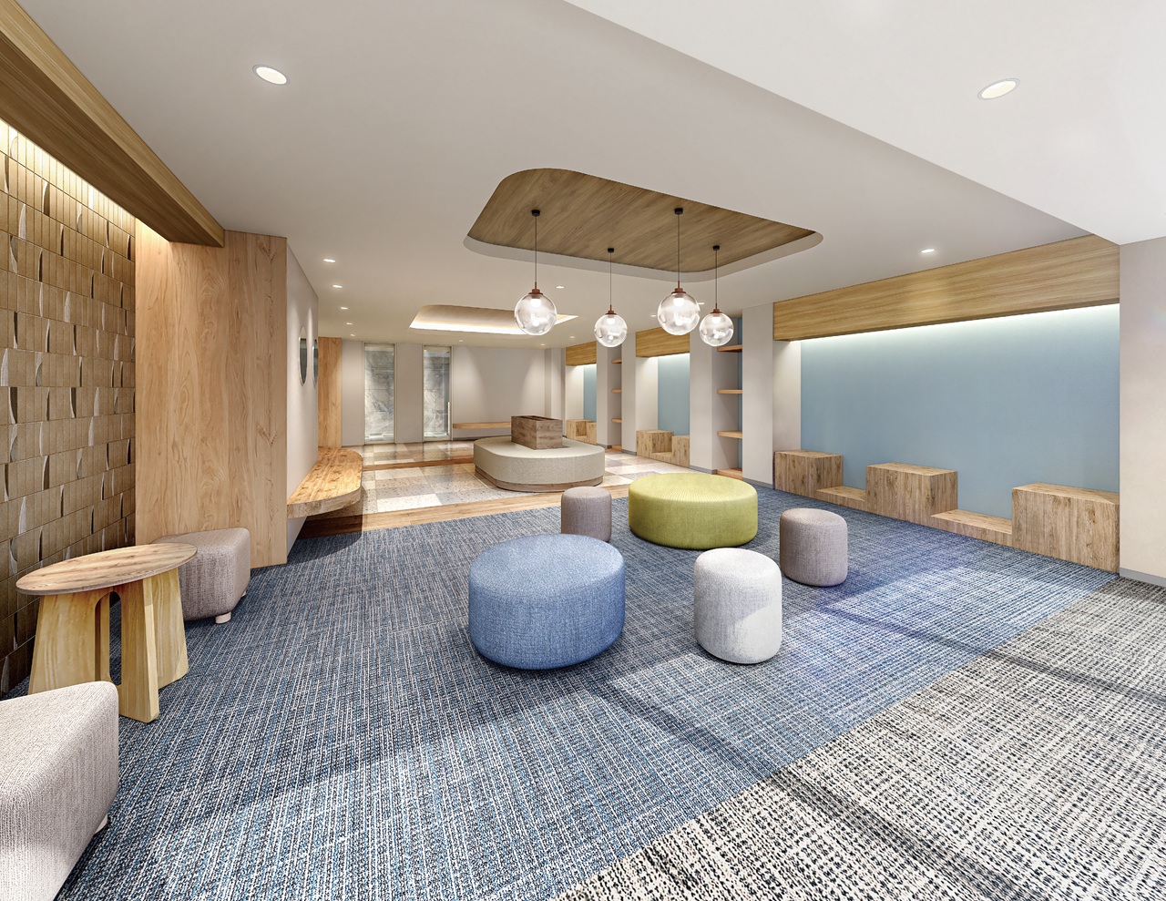 ラウンジ・キッズスペース完成予想CG