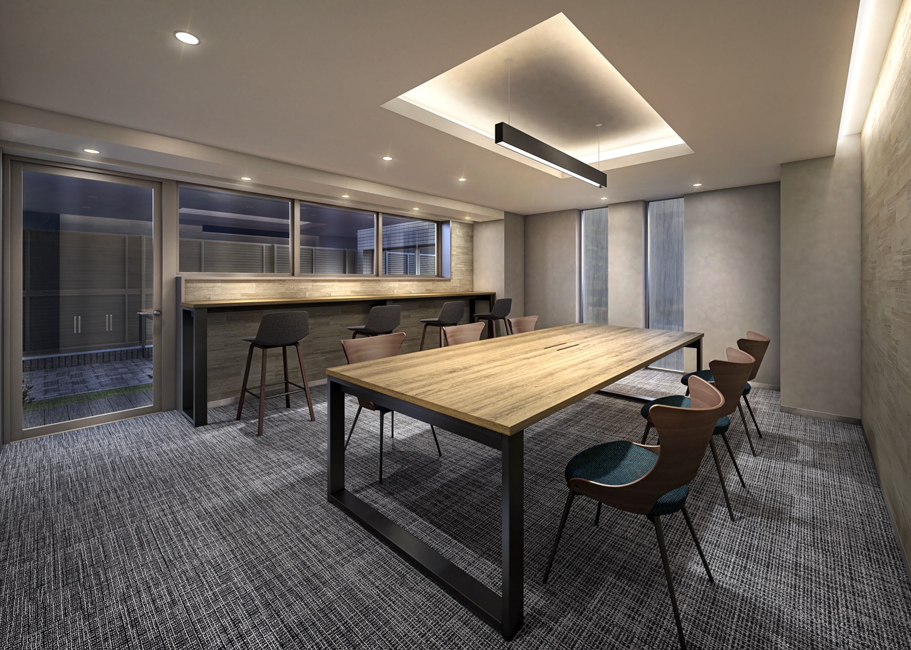 ワークラウンジ完成予想CG