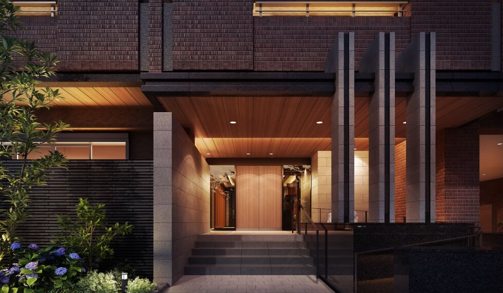 エントランスアプローチ完成予想図