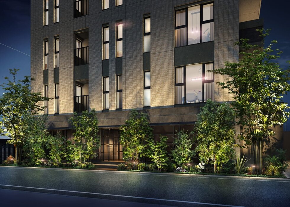 エントランスアプローチ完成予想図