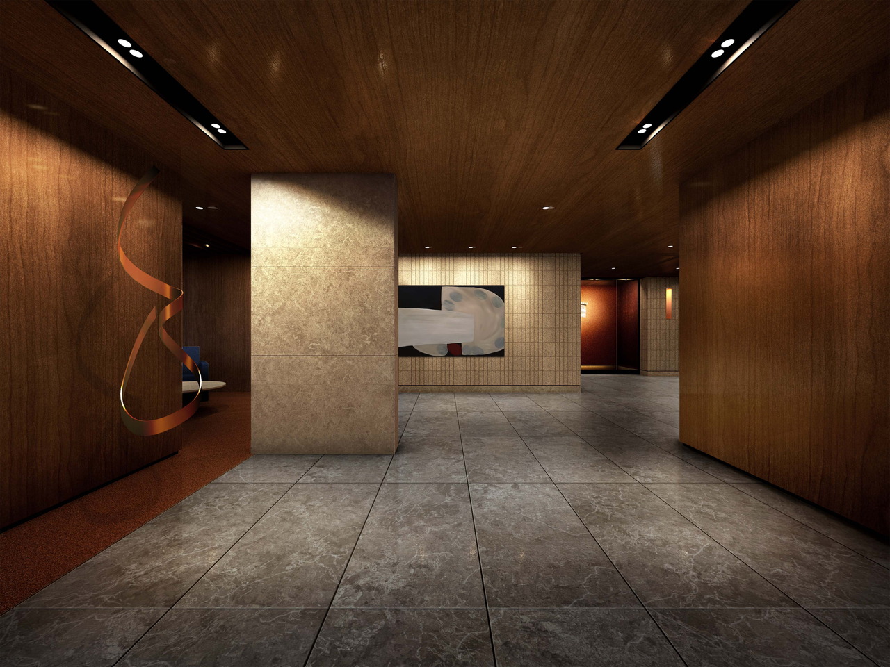 エントランスホール完成予想CG