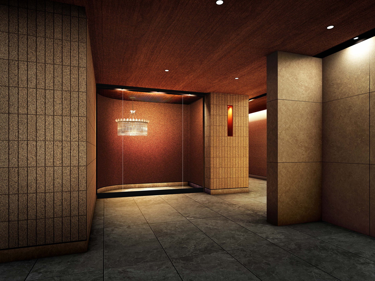 エントランスホール完成予想CG