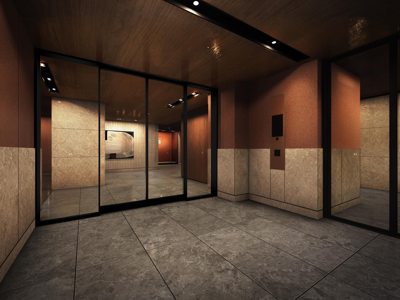 エントランスホール完成予想CG