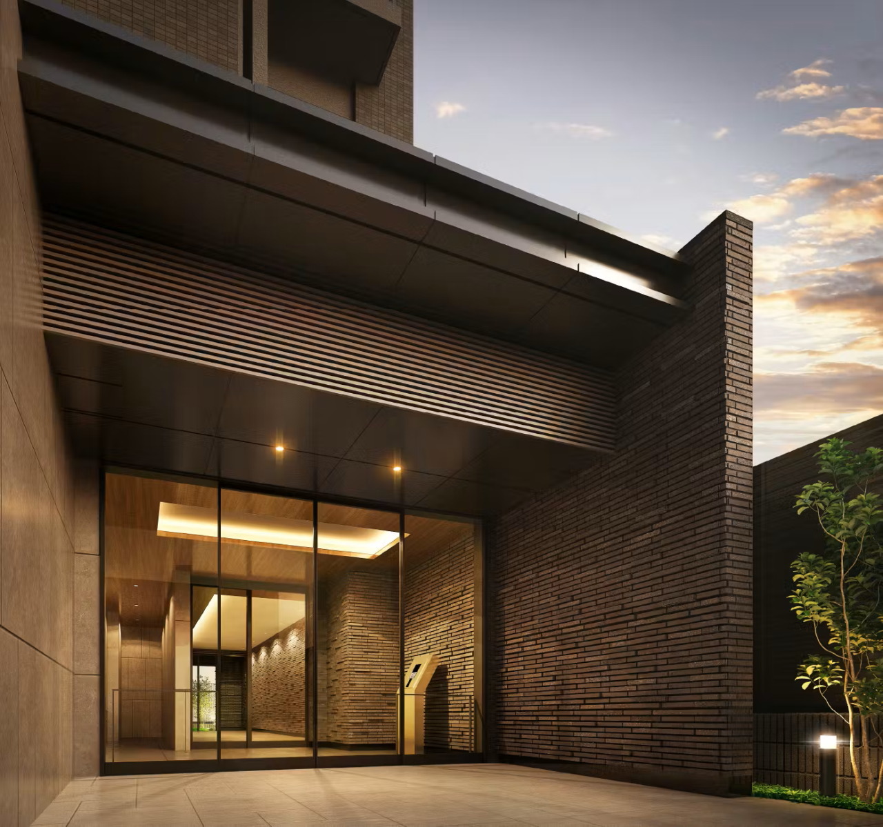 エントランスアプローチ完成予想図