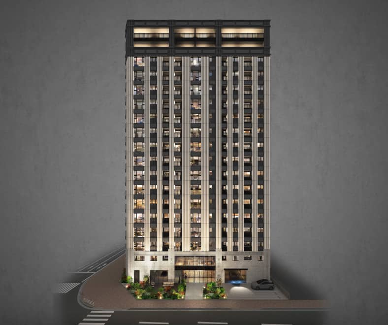 外観（正面）完成予想図