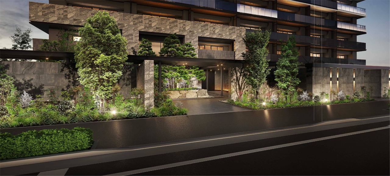 エントランス外観完成予想CG