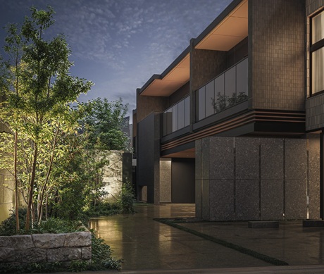 エントランスアプローチ完成予想CG